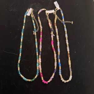 Colorful Beaded Necklace Set